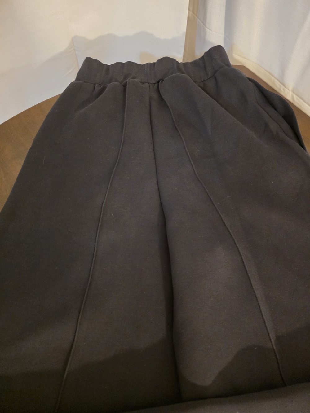Adidas Off-Placed 3 Stripe Wide-Leg Black on Black Pants, New! Sz XS - Picture 10 of 14